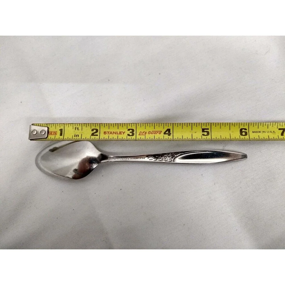 VINTAGE Oneida HIGHLAND ROSE Ladle, Fork and Spoon Stainless Steel (USA)